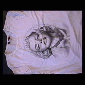 White Marilyn Monroe tee